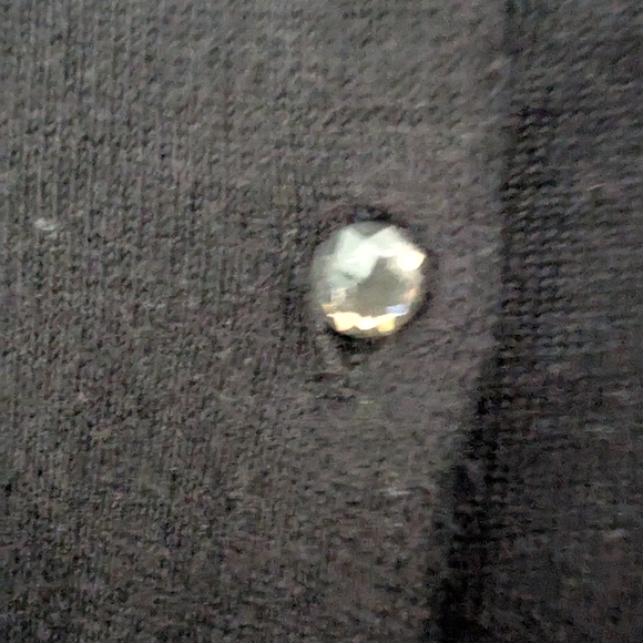 Black Cardigan with Gold Embroidery - Picture 2 of 5